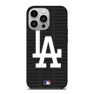 LOS ANGELES DODGERS BASEBALL BLACK iPhone 14 Pro Case Cover