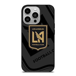 LOS ANGELES FC MLS BLACK iPhone 14 Pro Case Cover