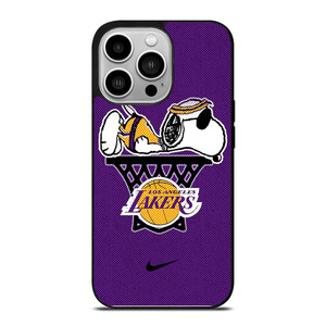 LOS ANGELES LAKERS NIKE SNOOPY iPhone 14 Pro Case Cover