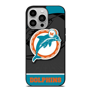 MIAMI DOLPHINS NFL TEAM iPhone 14 Pro Case Cover