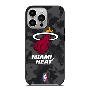 MIAMI HEAT BLACK CAMO iPhone 14 Pro Case Cover