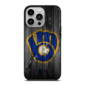 MILWAUKEE BREWERS MLB BASEBALL WOODEN LOGO iPhone 14 Pro Case Cover MILWAUKEE BREWERS MLB BASEBALL WOODEN LOGO iPhone 14 Pro Case Cover
