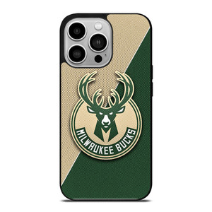 MILWAUKEE BUCKS NBA BASKETBALL LOGO iPhone 14 Pro Case Cover
