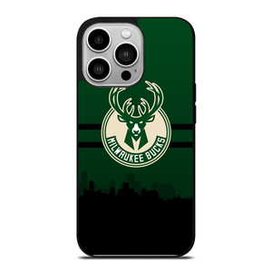 MILWAUKEE BUCKS NBA SKYLINE iPhone 14 Pro Case Cover