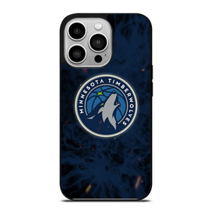 MINNESOTA TIMBERWOLVES BASKETBALL NBA FIRE iPhone 14 Pro Case Cover