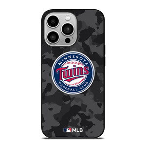 MINNESOTA TWINS BASEBALL BLACK CAMO iPhone 14 Pro Case Cover