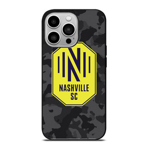 NASHVILLE SC MLS BLACK CAMO iPhone 14 Pro Case Cover