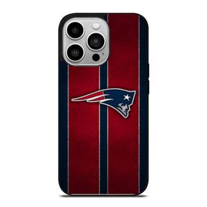 NEW ENGLAND PATRIOTS NFL METAL STRIPE iPhone 14 Pro Case Cover