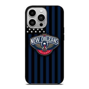 NEW ORLEANS NBA USA FLAG iPhone 14 Pro Case Cover