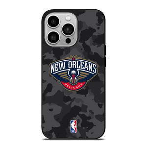 NEW ORLEANS PELICANS BLACK CAMO iPhone 14 Pro Case Cover