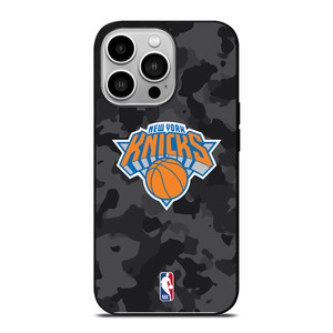 NEW YORK KNICKS BLACK CAMO iPhone 14 Pro Case Cover
