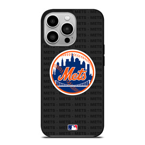 NEW YORK METS BASEBALL BLACK iPhone 14 Pro Case Cover