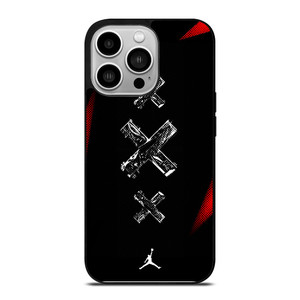 NIKE AIR JORDAN CROSS iPhone 14 Pro Case Cover