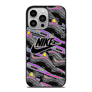 NIKE AIR MAX HOLOGRAPHIC PATTERN iPhone 14 Pro Case Cover