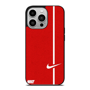 NIKE LOGO RED STRIPE iPhone 14 Pro Case Cover