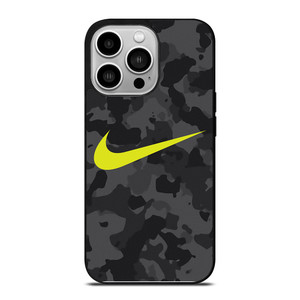 NIKE SWOOSH BLACK CAMO iPhone 14 Pro Case Cover NIKE SWOOSH BLACK CAMO iPhone 14 Pro Case Cover