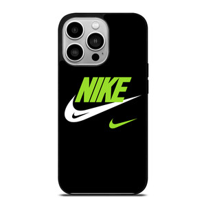 NIKE SWOOSH GREEN iPhone 14 Pro Case Cover