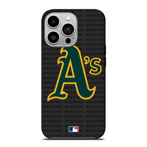 OAKLAND ATHLETICS BASEBALL BLACK iPhone 14 Pro Case Cover