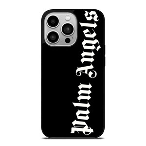 PALM ANGELS BLACK LOGO iPhone 14 Pro Case Cover