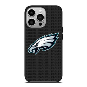 PHILADELPHIA EAGLES FOOTBALL TEXT iPhone 14 Pro Case Cover