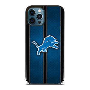 DETROIT LIONS NFL METAL STRIPE iPhone 12 Pro Max Case Cover DETROIT LIONS NFL METAL STRIPE iPhone 12 Pro Max Case Cover