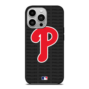 PHILADELPHIA PHILLIES BASEBALL BLACK iPhone 14 Pro Case Cover
