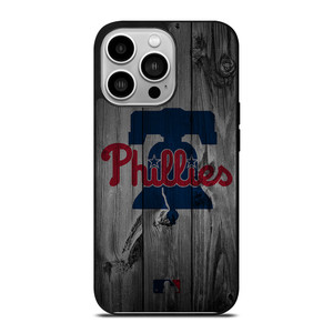 PHILADELPHIA PHILLIES BASEBALL MLB WOOD LOGO iPhone 14 Pro Case Cover