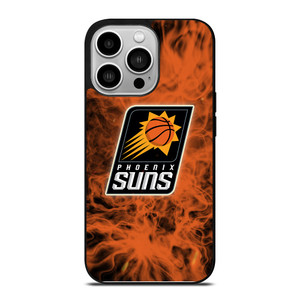 PHOENIX SUNS BASKETBALL NBA FIRE iPhone 14 Pro Case Cover
