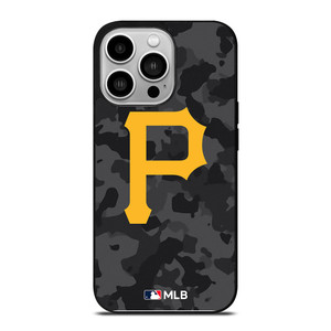 PITTSBURGH PIRATES BASEBALL BLACK CAMO iPhone 14 Pro Case Cover