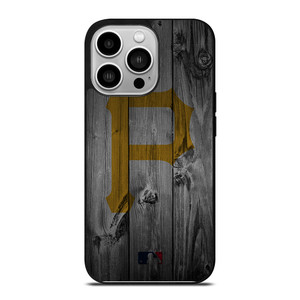 PITTSBURGH PIRATES BASEBALL MLB WOOD LOGO iPhone 14 Pro Case Cover