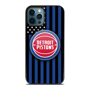 DETROIT PISTONS NBA USA FLAG iPhone 12 Pro Max Case Cover