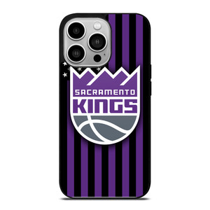 SACRAMENTO KINGS NBA USA FLAG iPhone 14 Pro Case Cover