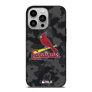 SAINT LOUIS CARDINALS BASEBALL BLACK CAMO iPhone 14 Pro Case Cover