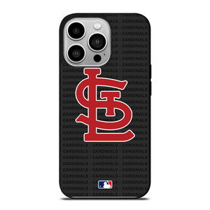 SAINT LOUIS CARDINALS BASEBALL BLACK iPhone 14 Pro Case Cover