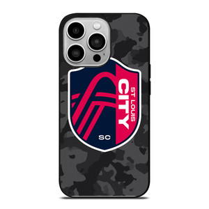 SAINT LOUIS CITY MLS BLACK CAMO iPhone 14 Pro Case Cover