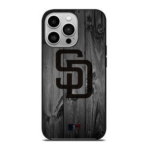 SAN DIEGO PADRES BASEBALL MLB WOOD LOGO iPhone 14 Pro Case Cover SAN DIEGO PADRES BASEBALL MLB WOOD LOGO iPhone 14 Pro Case Cover