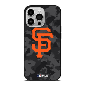 SAN FRANCISCO GIANTS BASEBALL BLACK CAMO iPhone 14 Pro Case Cover