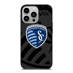 SPORTING KANSAS CITY MLS BLACK iPhone 14 Pro Case Cover