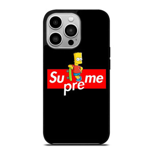 SUPREME BART SIMPSONS SKATEABOARD iPhone 14 Pro Case Cover