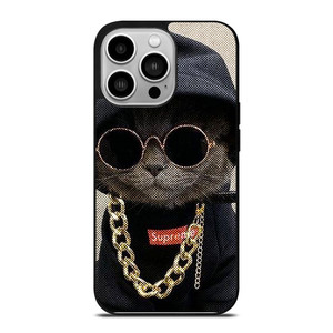 SUPREME SWAG CAT iPhone 14 Pro Case Cover