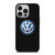 VOLKSWAGEN MOTOR CARBON FIBER iPhone 14 Pro Case Cover