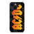 ACDC ROCK BAND POSTER iPhone 14 Plus Case Cover