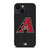 ARIZONA DIAMONDBACKS BASEBALL BLACK iPhone 14 Plus Case Cover