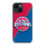 DETROIT PISTONS NBA BASKETBALL LOGO iPhone 14 Plus Case Cover