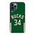 GIANNIS ANTETOKOUNMPO MILWAUKEE BUCKS NIKE NBA 2021-22 iPhone 12 Pro Max Case Cover
