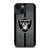 LAS VEGAS RAIDERS NFL METAL STRIPE iPhone 14 Plus Case Cover