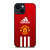MANCHESTER UNITED FC ADIDAS STRIPES iPhone 14 Plus Case Cover