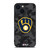MILWAUKEE BREWERS BASEBALL BLACK CAMO iPhone 14 Plus Case Cover