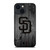 SAN DIEGO PADRES BASEBALL MLB WOOD LOGO iPhone 14 Plus Case Cover
