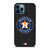 HOUSTON ASTROS BASEBALL BLACK iPhone 12 Pro Max Case Cover